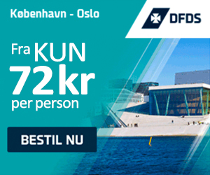 Bookingkode til DFDS Oslo færgen