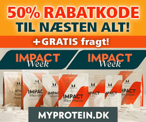 MyProtein 50% rabatkode