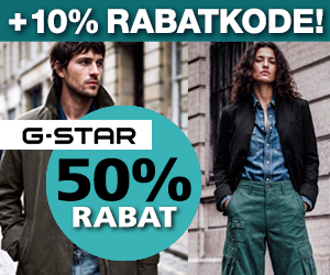 50% G-Star rabat + 10% rabatkode